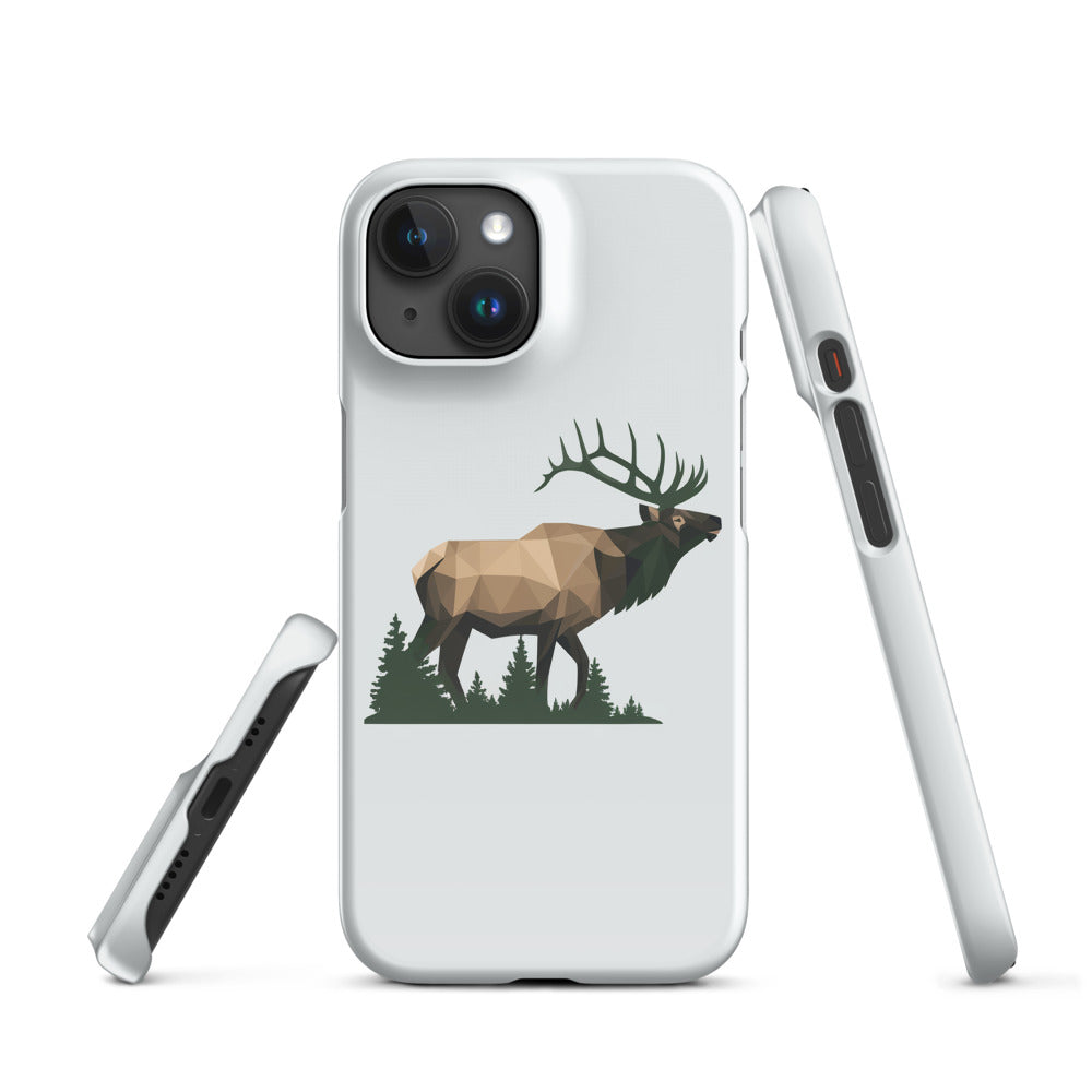 Geometric Elk phone case render