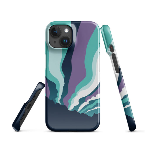aurora-peaks phone case