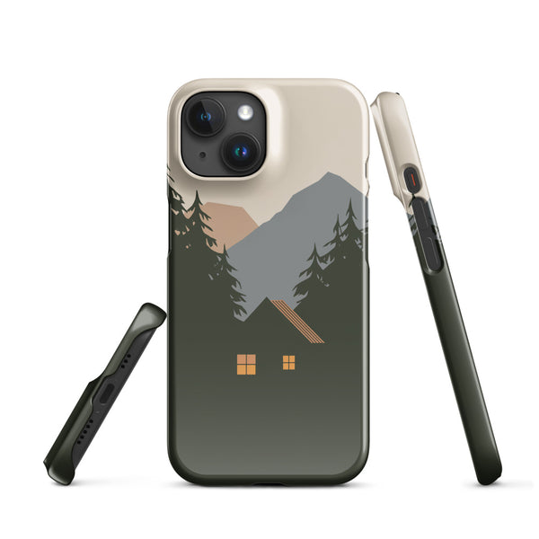 Cozy Cabin Phone Case | Mountain Cabin Art