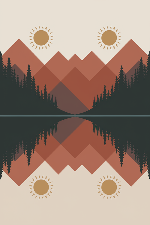 alpine-lake phone case