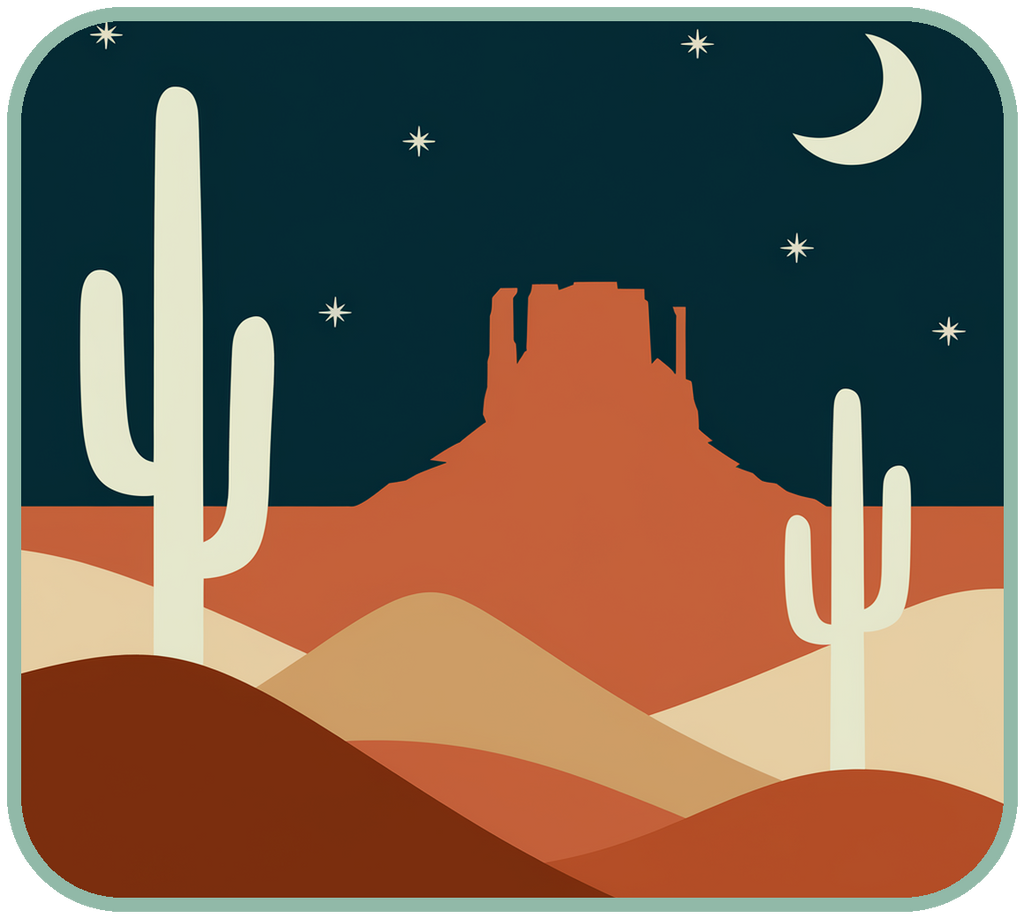 Desert Night — embroidery design