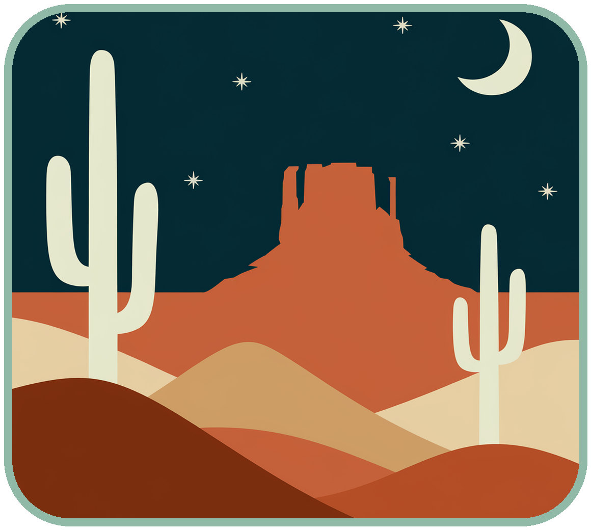 Desert Night — embroidery design