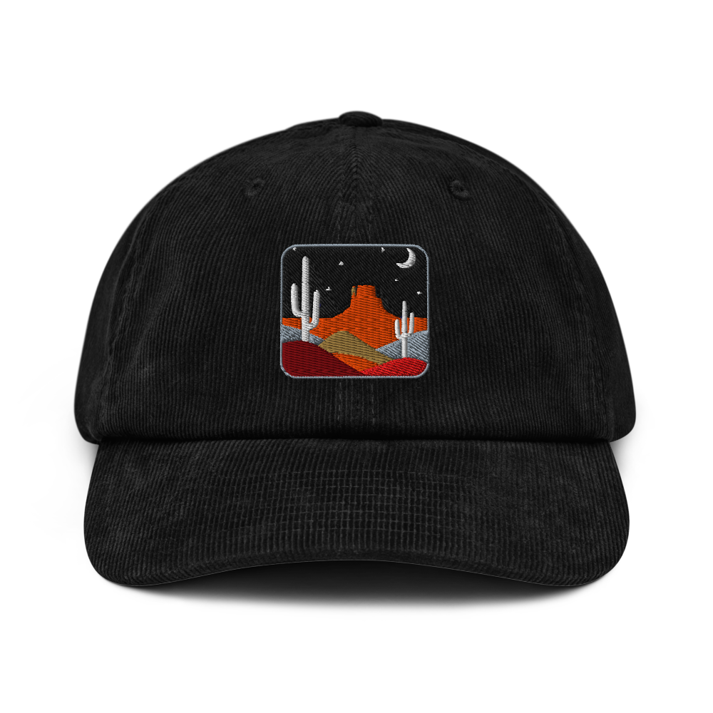 Desert Night Hat — black mockup