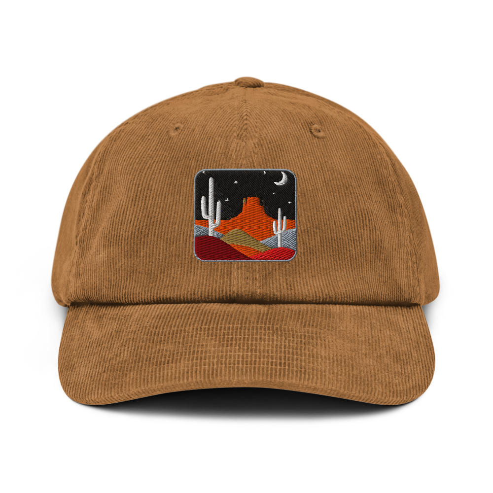 Desert Night Hat — camel mockup