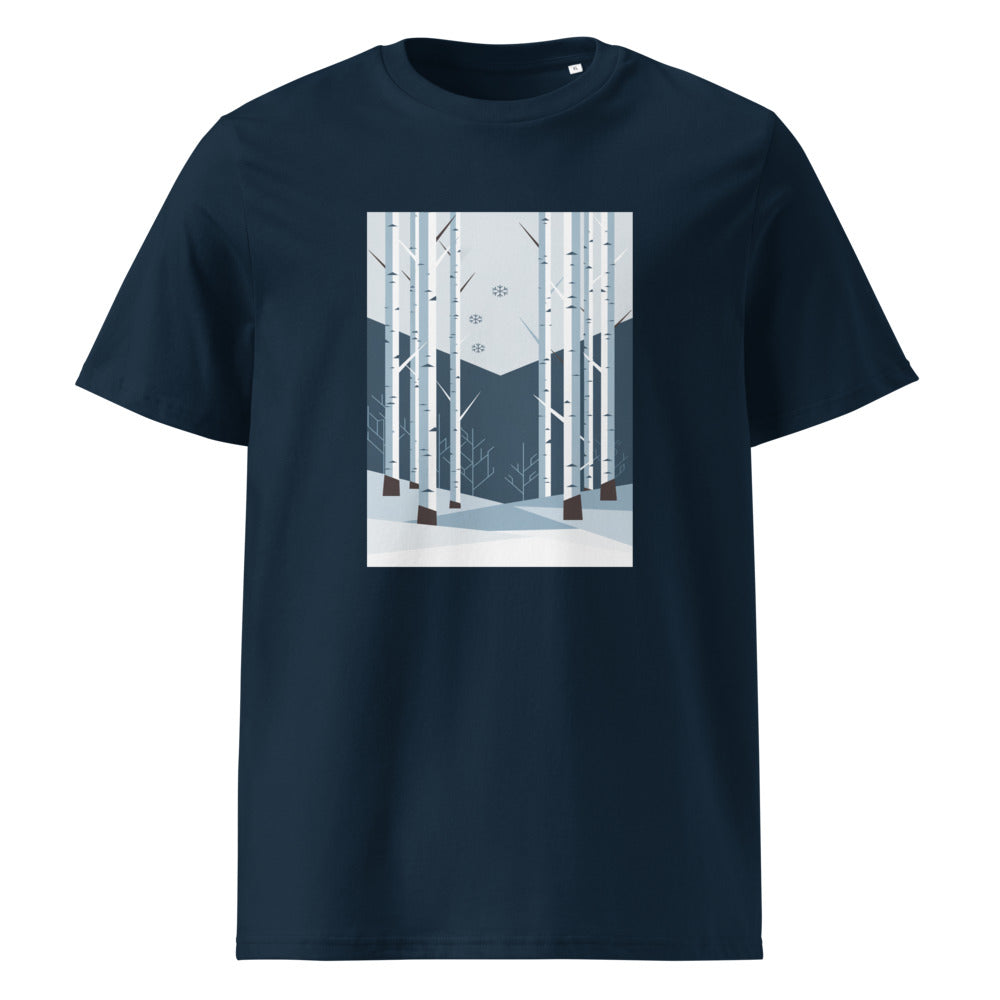 Birch Grove | Mountain Tee | Organic Cotton — organic cotton French Navy front mockup