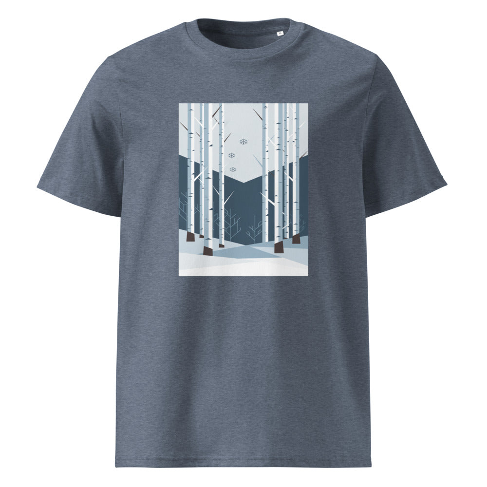Birch Grove | Mountain Tee | Organic Cotton — Dark Heather Blue organic cotton
