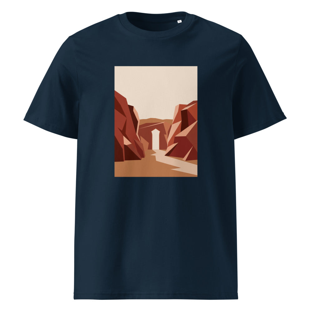 Desert Canyon | Mountain Tee | Organic Cotton — French Navy organic cotton