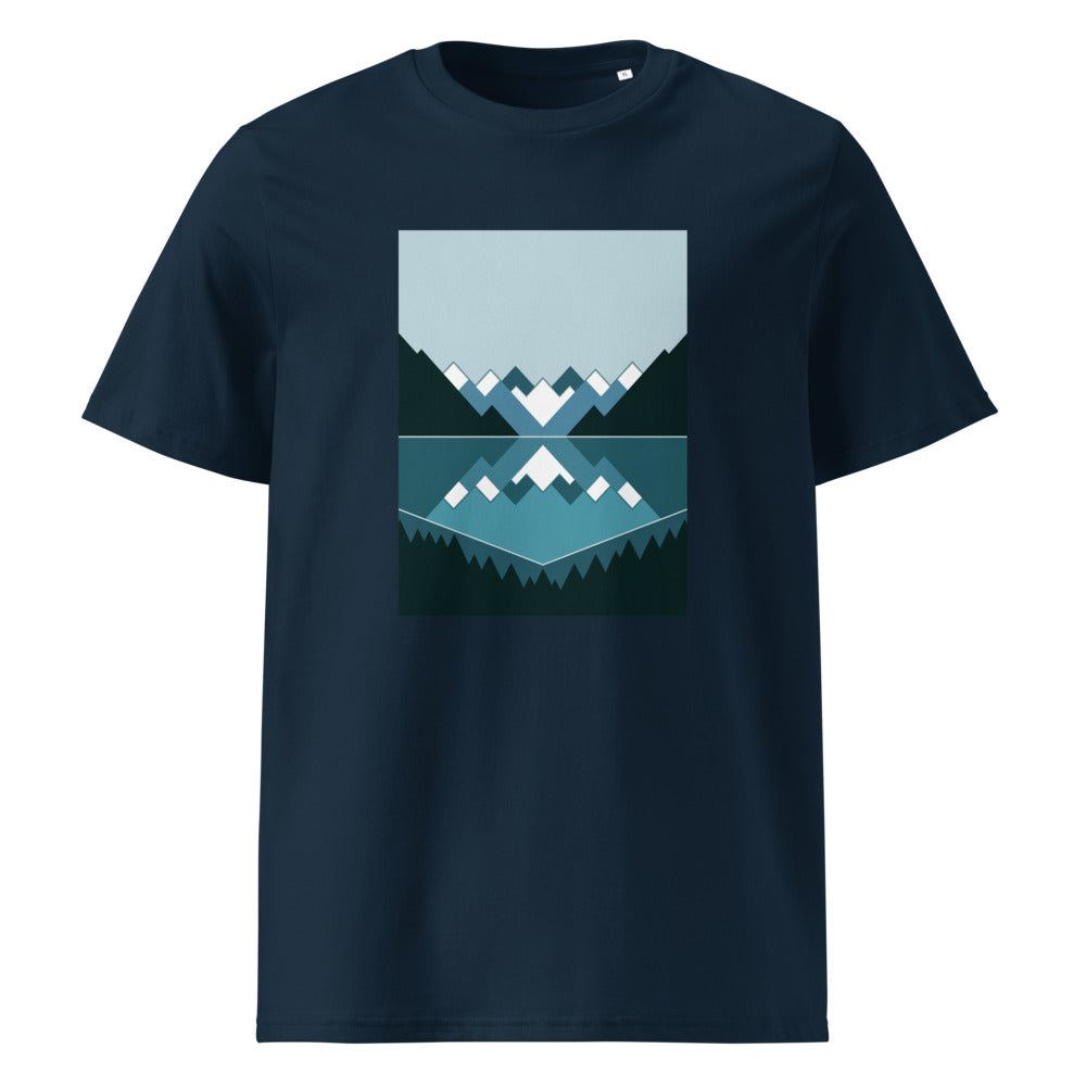 Alpine Lake | Mountain Tee | Organic Cotton — French Navy organic cotton