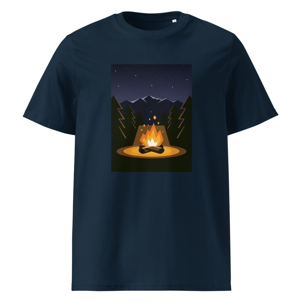 Campfire Night | Mountain Tee | Organic Cotton — French Navy organic cotton