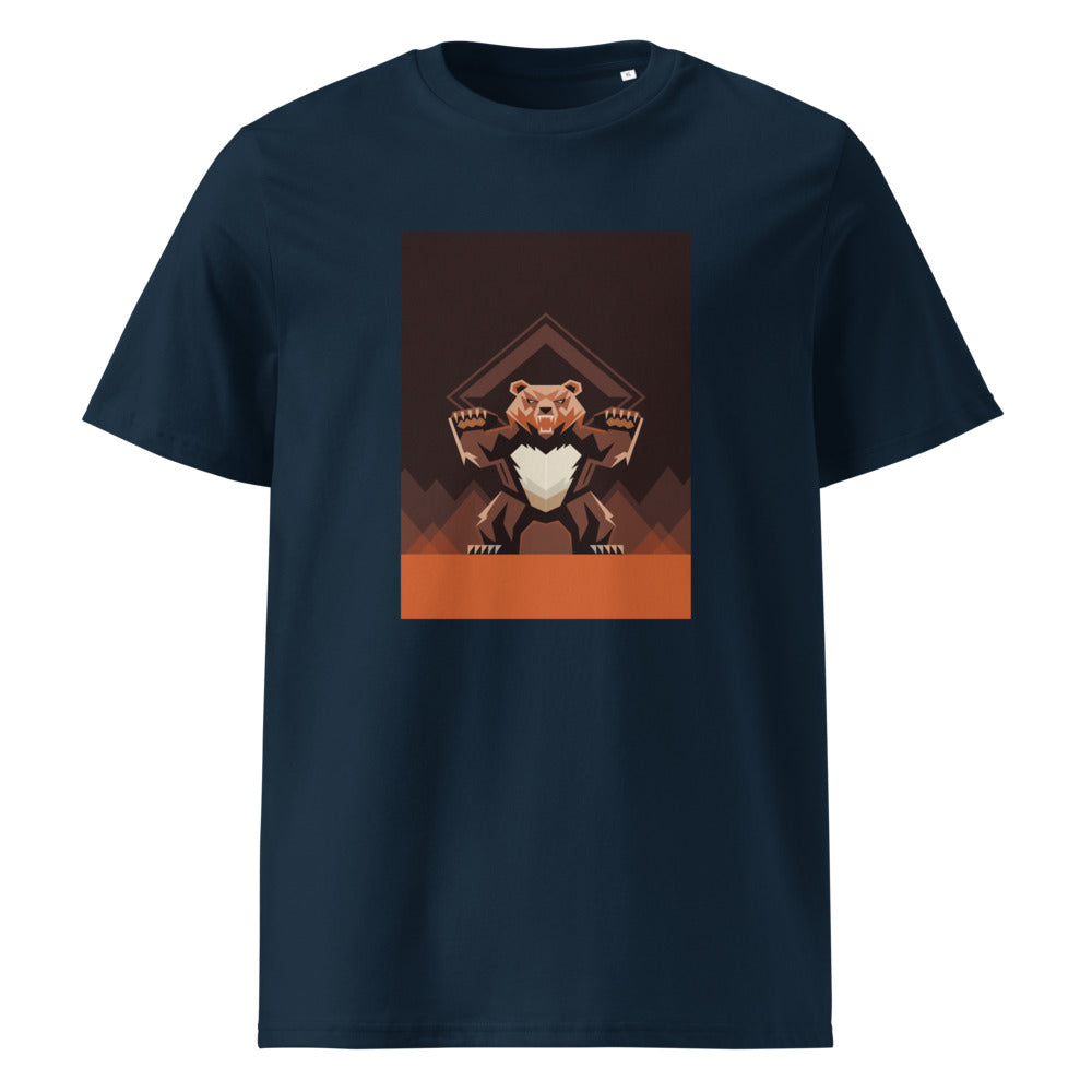 Tribal Bear | Mountain Tee | Organic Cotton — French Navy organic cotton