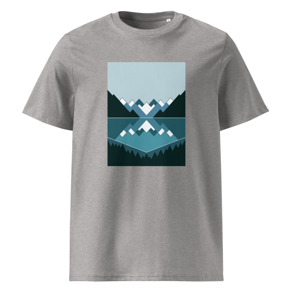 Alpine Lake | Mountain Tee | Organic Cotton — Heather Grey organic cotton