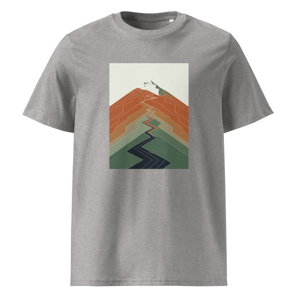 Summit Trail | Mountain Tee | Organic Cotton — Heather Grey organic cotton