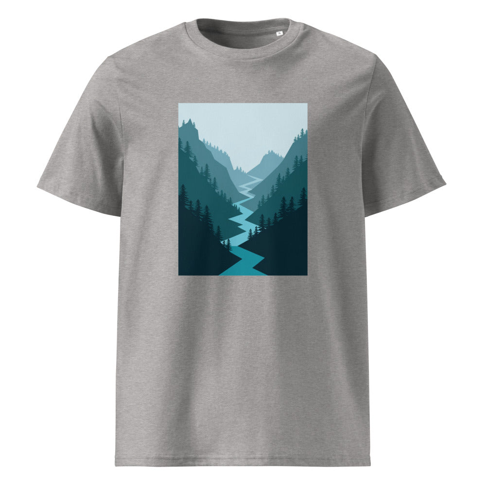 River Run | Mountain Tee | Organic Cotton — Heather Grey organic cotton