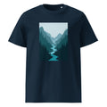 River Run | Mountain Tee | Organic Cotton — organic cotton French Navy front mockup