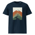 Summit Trail | Mountain Tee | Organic Cotton — organic cotton French Navy front mockup